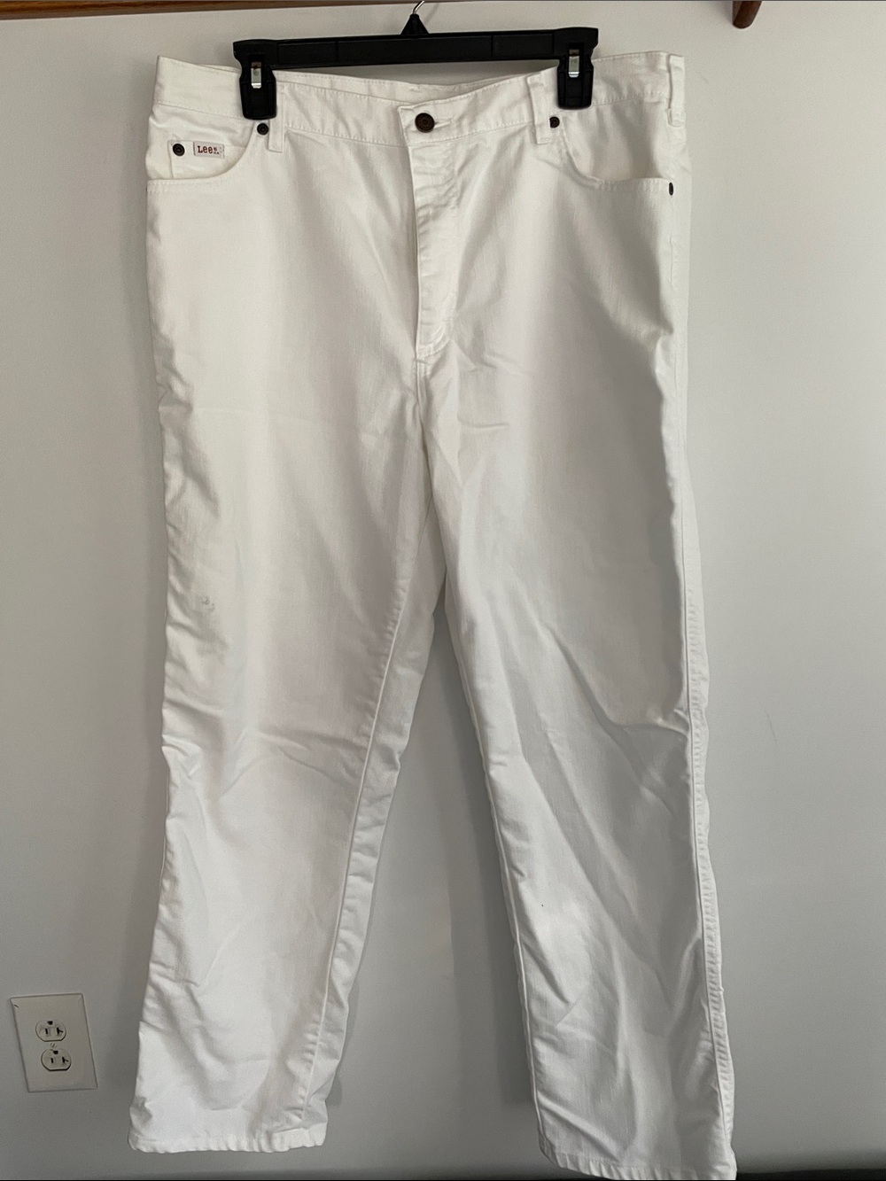 Lee Women’s Straight Leg Jeans in White